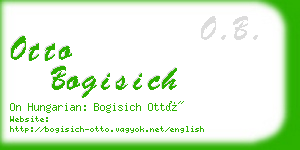 otto bogisich business card